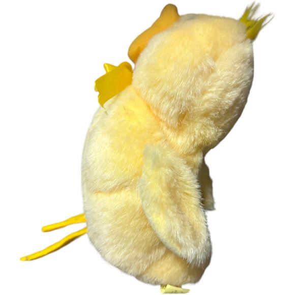 Vintage Union Toy 1982 Yellow Duck Plush Stuffed Animal Felt Feet Rare HTF - Picture 7 of 16